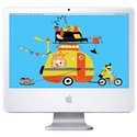 MA456 Apple iMac Intel 2,16GHz 2Go/320Go SuperDrive 24" iSight Blanc (late 2006)