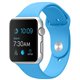 MLC52 Apple Watch Sport boîtier de 42mm en aluminium avec Bracelet Sport Bleu