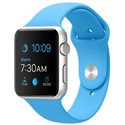 MLC52 Apple Watch Sport boîtier de 42mm en aluminium avec Bracelet Sport Bleu