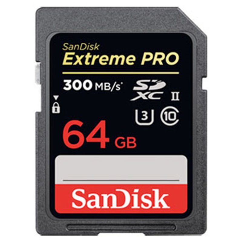  Carte  SD  SanDisk Extreme Pro SDXC 64Go marketplace 