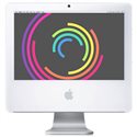 MA589 Apple iMac Intel 2,16GHz 4Go/250Go SuperDrive 20" iSight Blanc (late 2006)