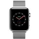 MR1N2 Apple Watch Series 3 boîtier en acier inoxydable argent de 38mm avec Bracelet Milanais (late 2017)