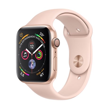 MU682 Apple Watch Series 4 GPS boîtier en aluminium or de 40mm avec Bracelet Sport rose des sables (late 2018)