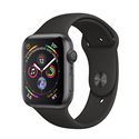 MU6D2 Apple Watch Series 4 GPS boîtier en aluminium gris sidéral de 44mm avec Bracelet Sport noir (late 2018)