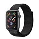 MU6E2 Apple Watch Series 4 GPS boîtier en aluminium gris sidéral de 44mm avec Boucle Sport noir (late 2018)