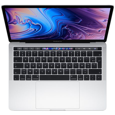 MV992 Apple MacBook Pro i5 2,4Ghz 8Go/256Go 13" Touch Argent (mid 2019)