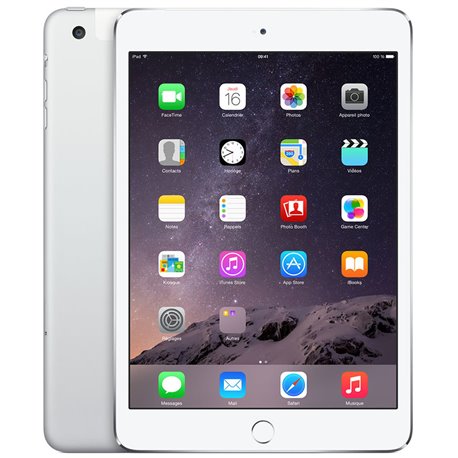 ME824 Apple iPad mini 2 Retina 32Go Wi-Fi + Cellular (blanc argenté) (late 2013)