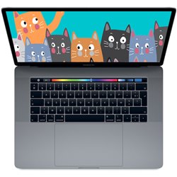 MLH32 Apple MacBook Pro i7 2,6Ghz 16Go/256Go Radeon Pro 450 15" Touch Gris sidéral (late 2016)